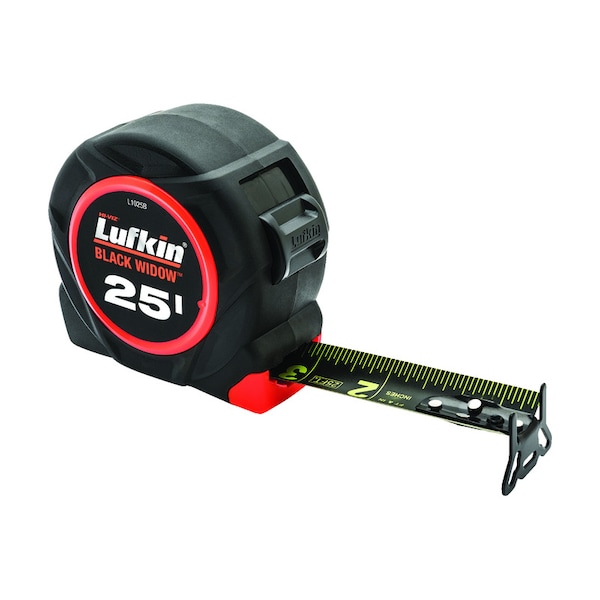 Crescent Lufkin Crescent Lufkin 25 ft. L X 1-3/16 in. W Control Series Black Blade Tape Measure L1025CB - main